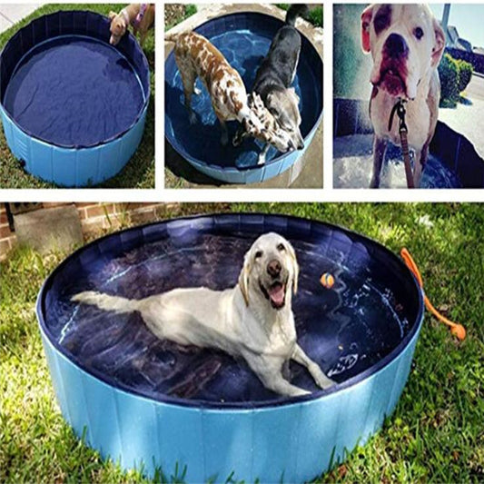 Foldable Dog Swimming Pool – Portable Pet Bath & Outdoor Splash Pool (Large Size)